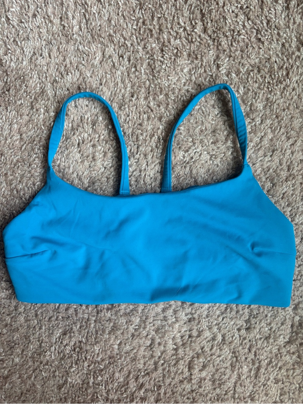 Practically new Hawaiian blue wunder train strappy c/d sports bra